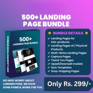 Presenting 500+ Ready To Use Premade Landing Pages